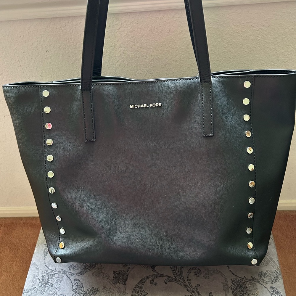Michael Kors large stud tote